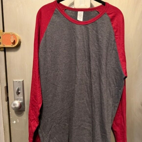 Retro Crew Neck Baseball Shirt, Dynamic Cotton Raglan T Shirt - Picture 7 of 16